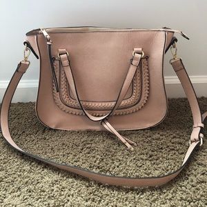 NWT Blush Nude Leather Sole Society Purse